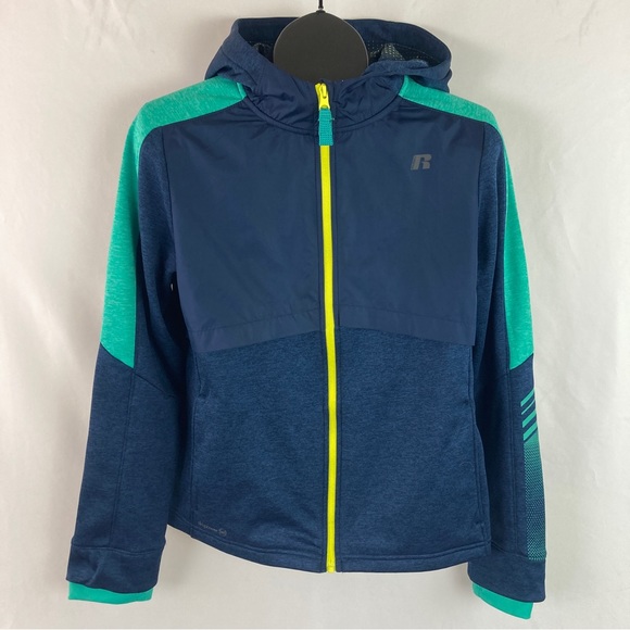 Russell Dri-Power 360 Running Jacket Blue Cove Heather Size XXL - Picture 6 of 10